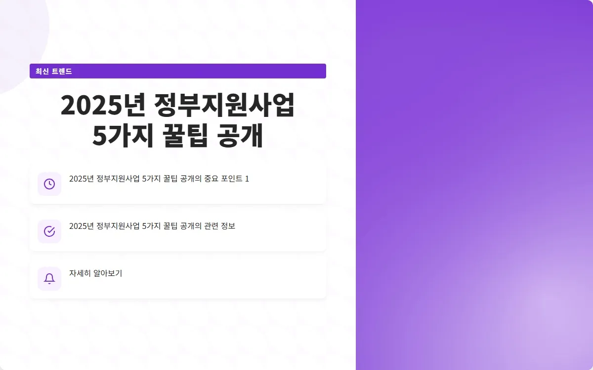2025년 정부지원사업 이미지 3